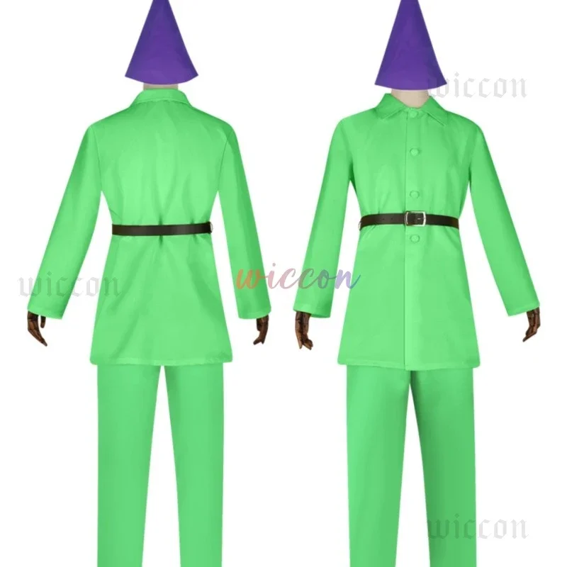 CosplayDopey Bashful Sneezy Sleepy Happy Grumpy Doc 코스프레 의상 일곱 난쟁이 의상 할로윈 파티 역할 놀이 소녀를위한 슈트