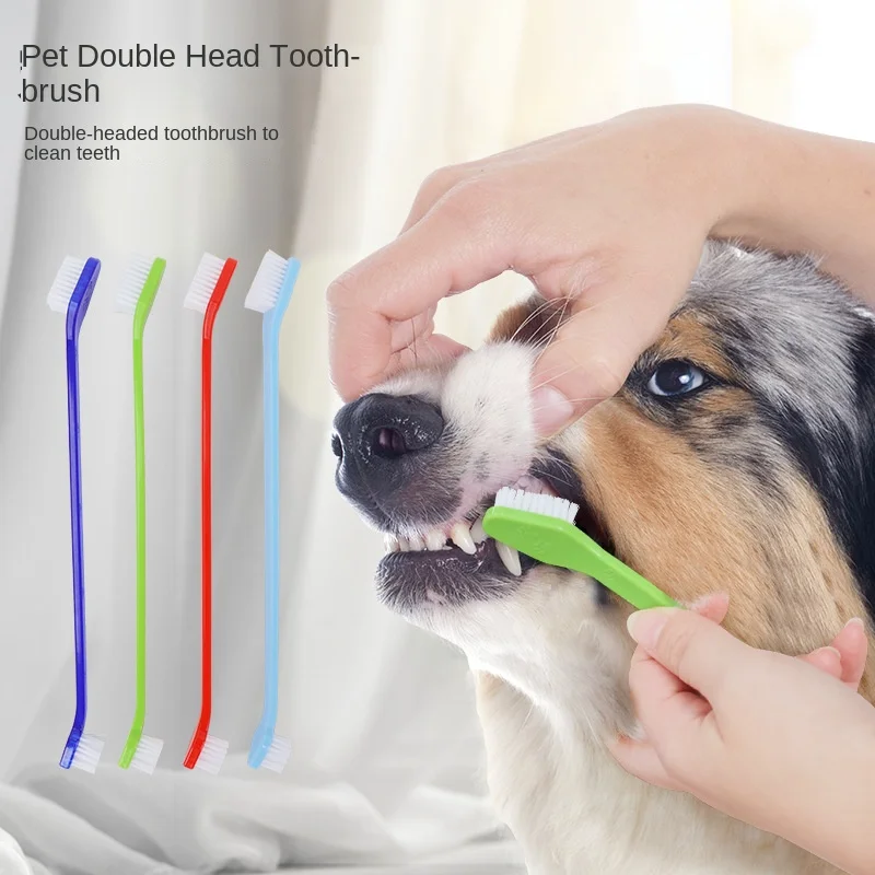 

Pet Toothbrush Is Used For Cleaning Cat And Dog Teeth Brushing Cat And Dog Pet Supplies Toothbrushes For Oral Cleaning