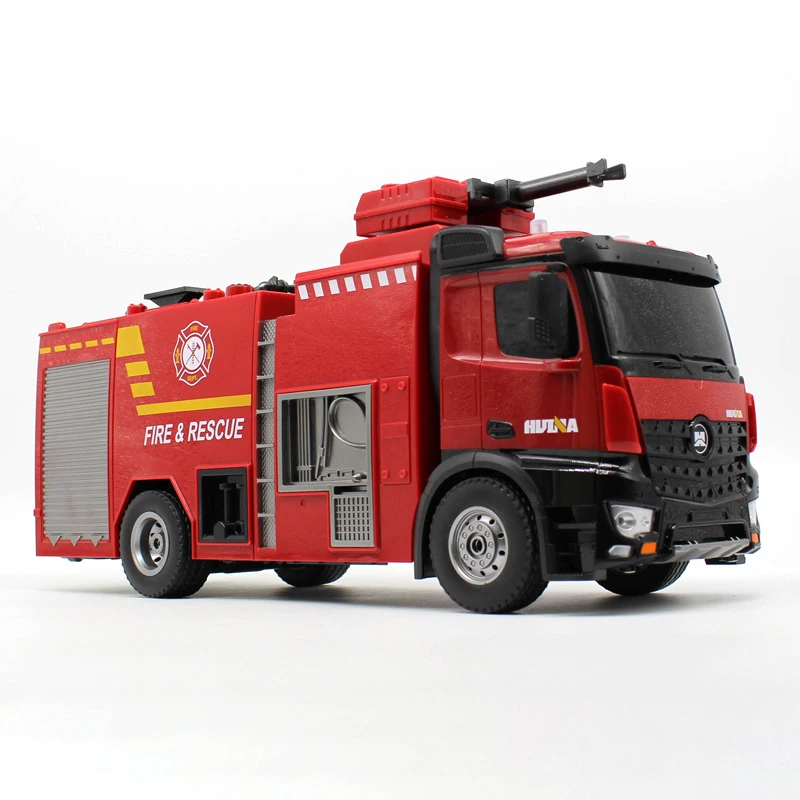 HUINA 1/14 RC 2.4G 562 Box Water Sprayable Fire Truck Car Model Gift Battery Gift Toys