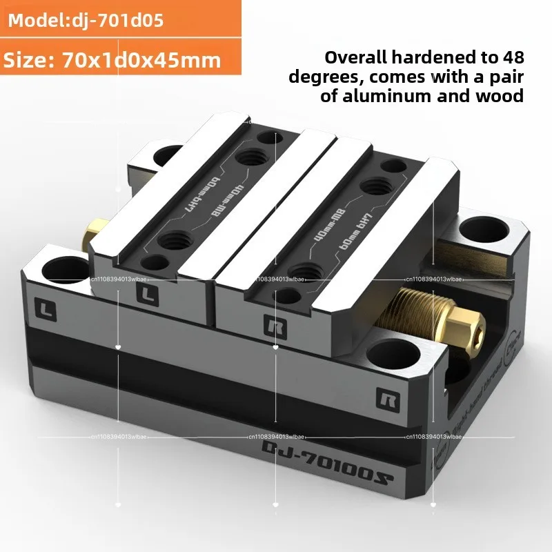 Four or Five Axis Fixture, Self-centering Vice, Front and Back Quick Clamping Two Inches 3 4 5 6 7 8 Inches