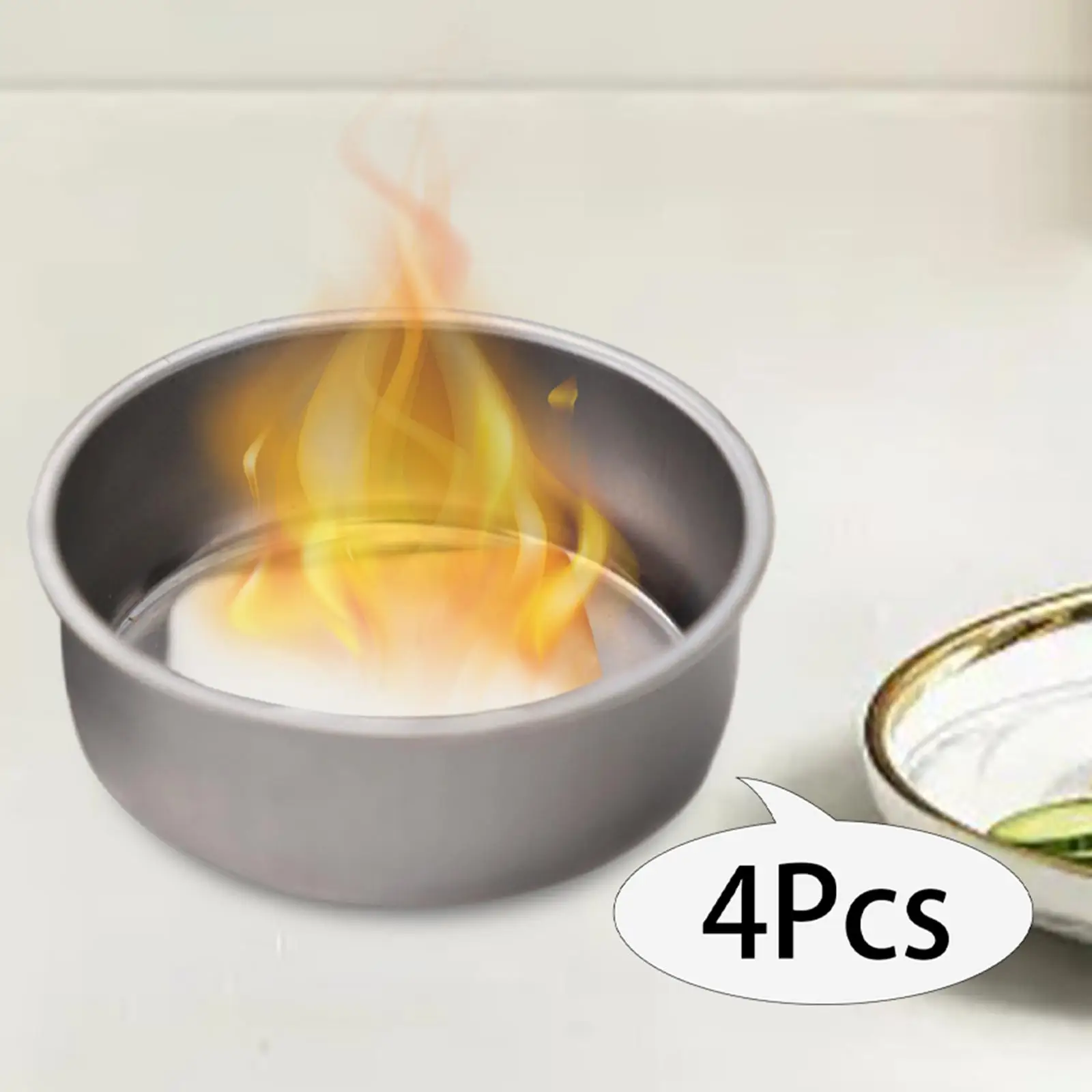 4x Chafer Canned Fuel Box for Barbecue Outdoor Cooking Backpacking