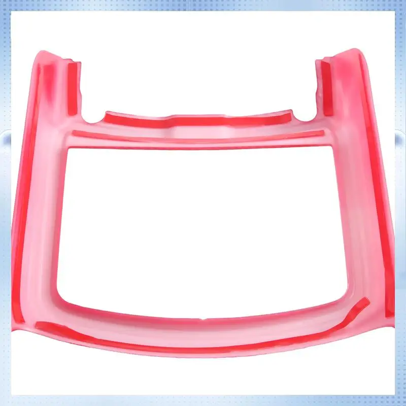 

NEW-Car Interior Modification Front Drain Cup Frame Cup Holder Decorative Cover Red Carbon Pattern For Dodge Charger 2016-21 Par