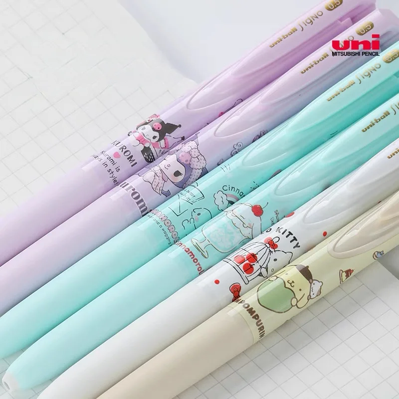 2023 New UNI Limite Cute Cartoon Gel Pen UMN-155  0.5mm Exam Writing Kawaii Office Accessories Upplies Cute Pen Stationery