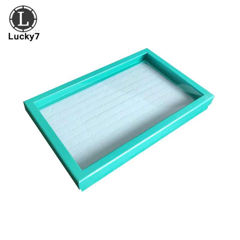 100-position Ring Box Sponge Suede Ring Display Cardboard Jewelry Storage Box Display Ring Cufflinks Jewelry Tray