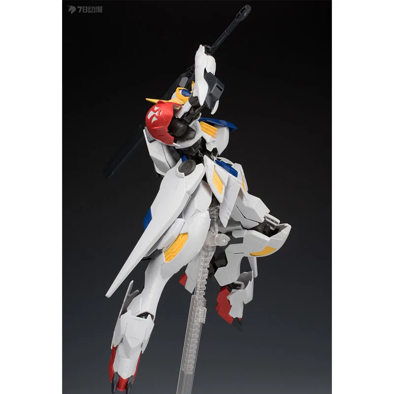 Bandai KIT MODEL Asli GUNDAM MEKANIK PENUH Gundam Barbatos Lupus 1/100 Figur Anime Model Perakitan Mainan Hadiah Model untuk Anak Laki-laki