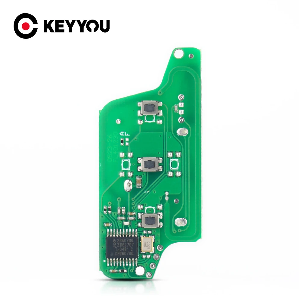 KEYYOU For Peugeot 407 407 307 308 607 For Citroen C2 C3 C4 C5 PICASSO Car Key Electronic Circuit Board CE0523 ASK 3 Buttons