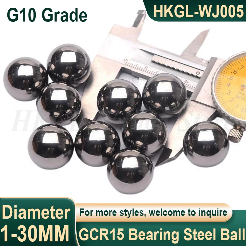 

1-30mm G10 Grade High Precision Bearing Steel Ball GCR15 Bearing Steel Ball Solid Smooth Round Bead Ball