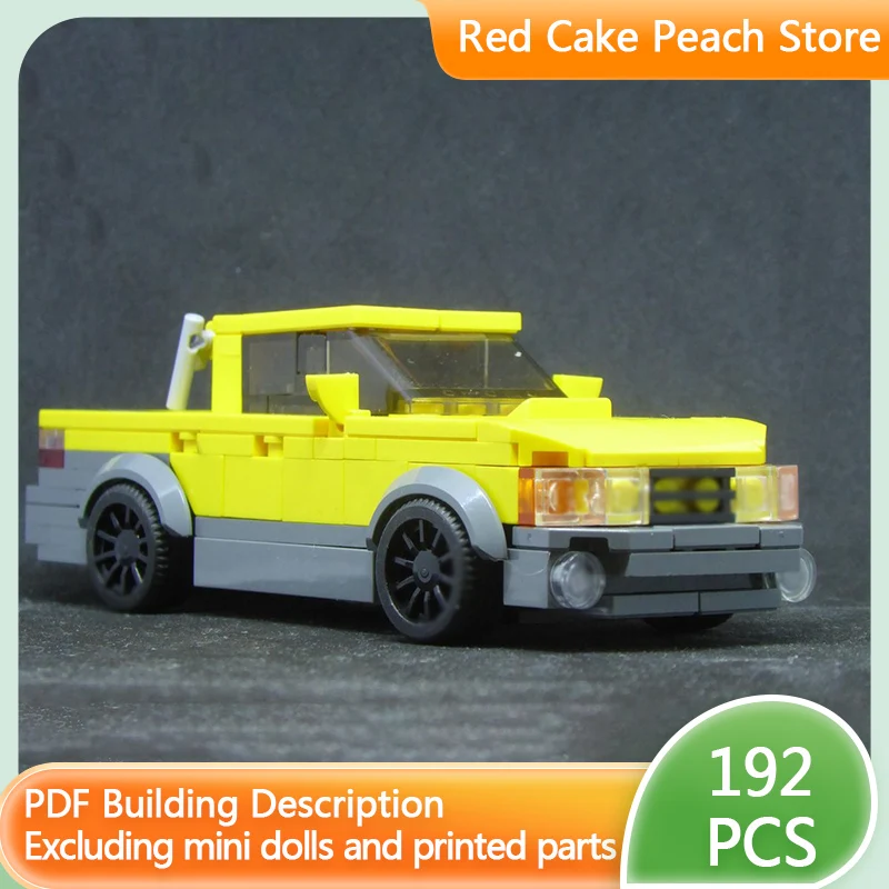 

Speed Racing Car Model MOC Building Bricks Compact Pickup Truck Modular Technology Children Holiday Gifts Assemble Toys Suit