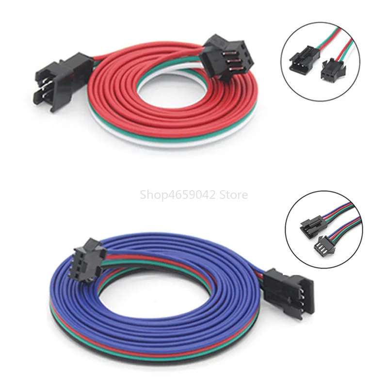 2/3/4/5Pin JST SM Led Male Female Wire Plug LED Connector Cable RGB RGBWW for 5V 12V Connector 3528/5050/5730 Led Strip Light