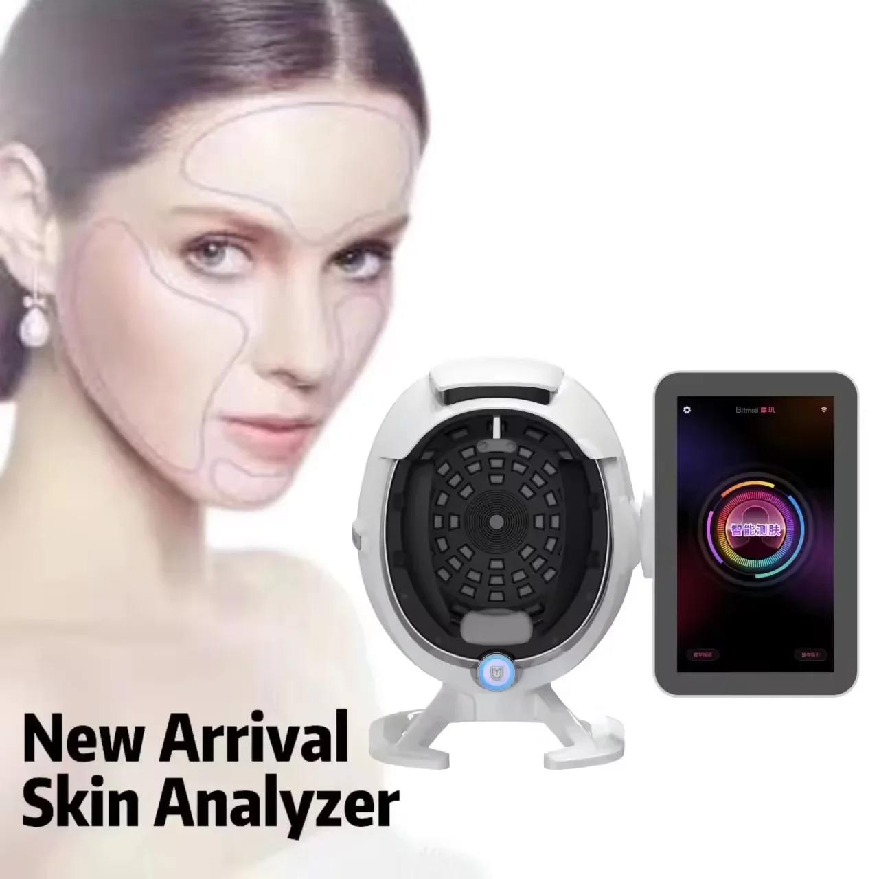 

Multispectral Scanner 3D AI Skin Analyzer Skin Problem Diagnosis Facial Moisture Analysis Professional Beauty Salon Device