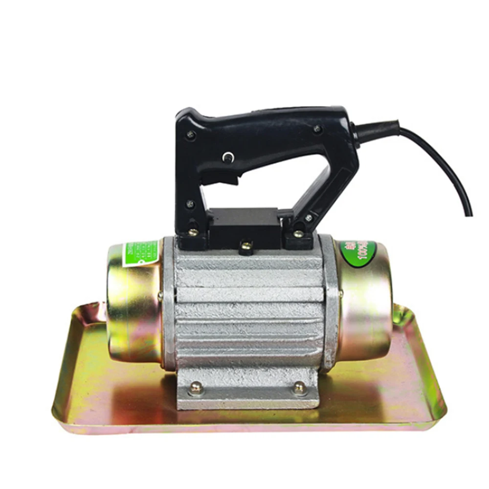 250W Handheld Electric Cement Vibrator Troweling Flat Plate Machine Portable Concrete Polisher 110V
