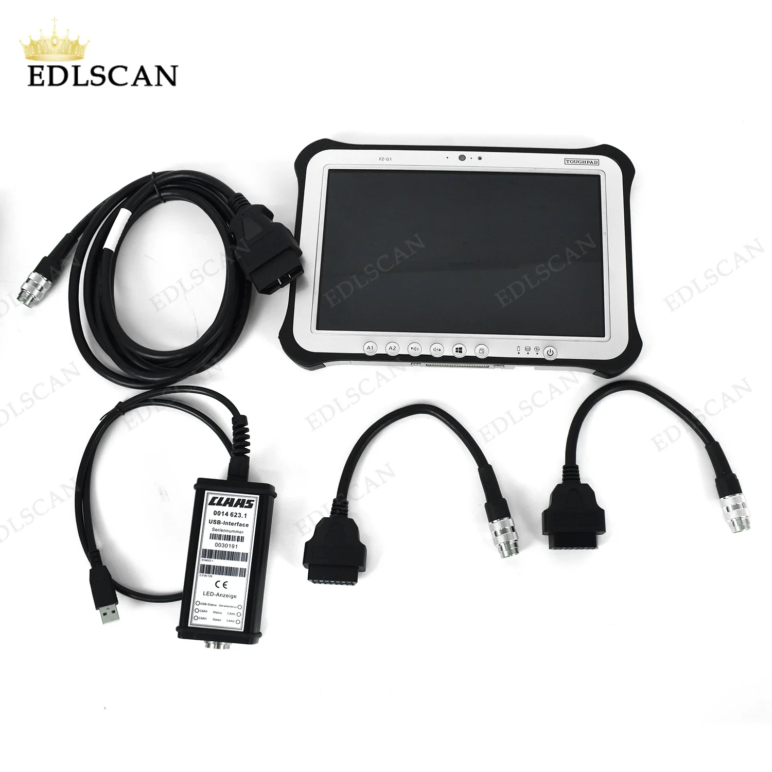 

For claas cds toughbook used FZ-G1 diagnostic for claas metadiag canbus agriculture tractor construction truck 4 CAN with Cable