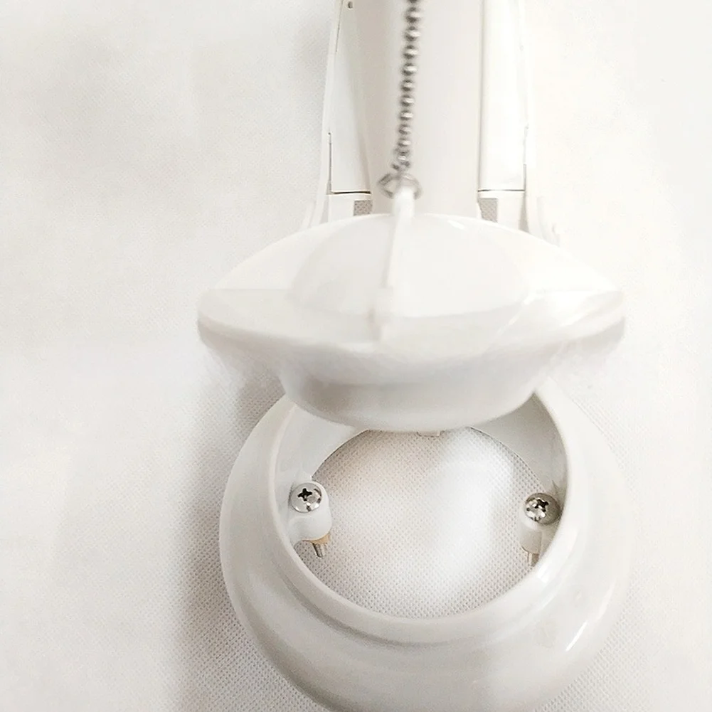 ABS 3 Inch Toilet Flapper Valve with Sealed Gasket for Standard 3 Inch Drain Outlets Push Button Flush Mechanism White