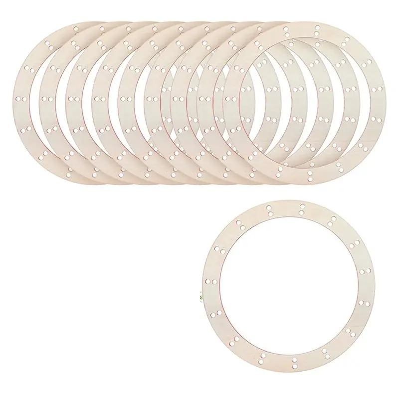 

Набор для творчества MAKE-For: 10 деревянных форм для венков (14 дюймов), материалы для сезонного декора и флористики