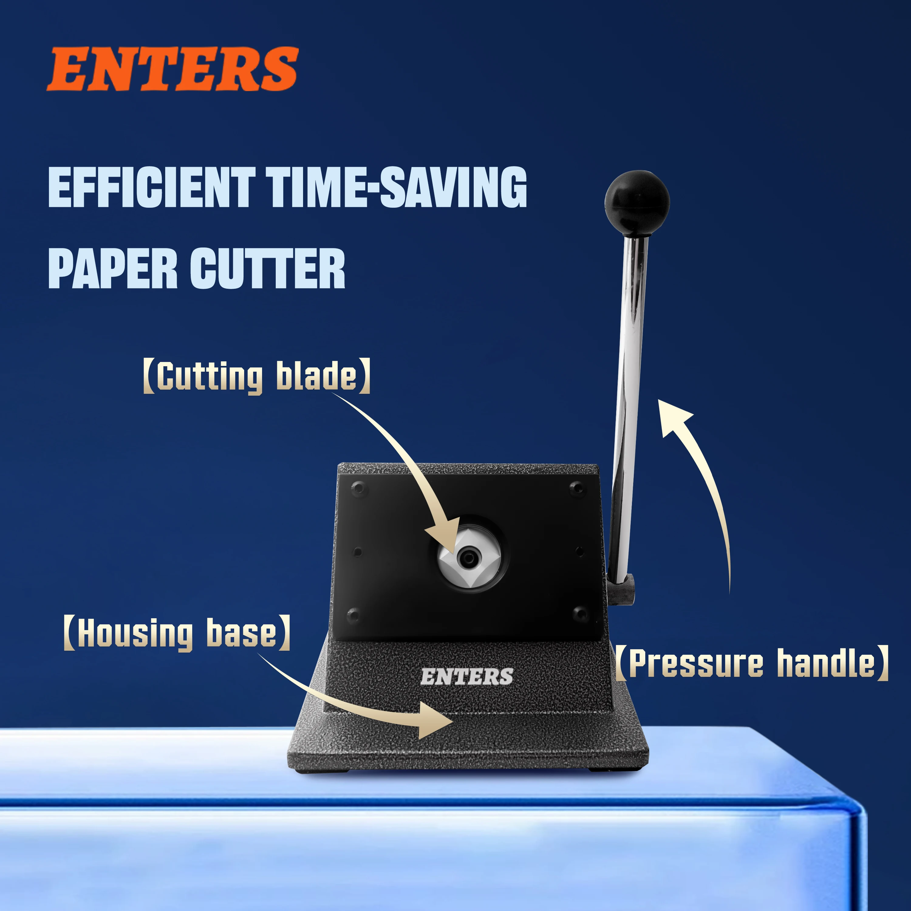 2026 New Style 35mm Round Photo Paper Cutter With 100 Sets Key Chain DIY Materials