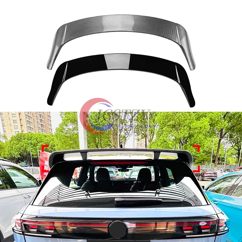 

Для VW Tiguan MK3 R-Line 2024 год, задний спойлер на крышу, крылья, АБС-пластик, хвостовая губа, автомобильные аксессуары, комплект кузова, глянцевый черный