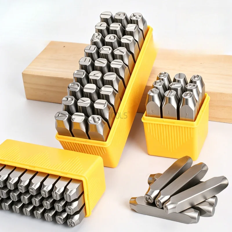 Stamps Letters Alphabet Numbers Letter Set Punch Steel Metal Tool Craft Printing DIY Symbol Stamping Blanks Craft Steel Stamper