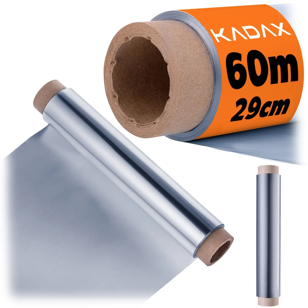 KADAX 60 m x 29 cm 15 µm dikke voedselfolie voor bakken en grillen 1 st