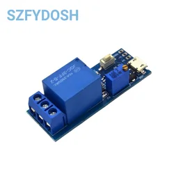 Smart Electronics 5V-30V Micro USB Power Adjustable Delay Relay Timer Control Module Trigger Delay Switch for arduino