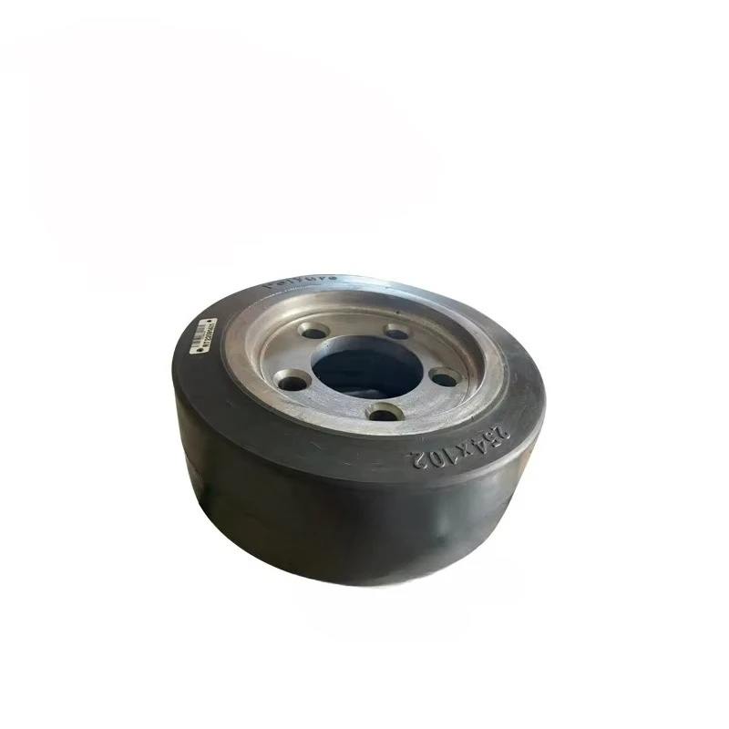 

1154/1164/1158 Forklift Truck Parts Rubber Wheel 0039902308 Rubber Drive Wheel 254 * 102-185