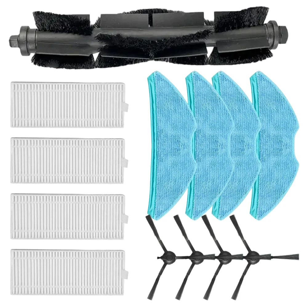 Main Brush Filter Side Brush Mop Cloth Kit For TP-Link-Tapo RV30 RV20 RV10 Homerun 2000 3000 Series Robot Vacuum Parts