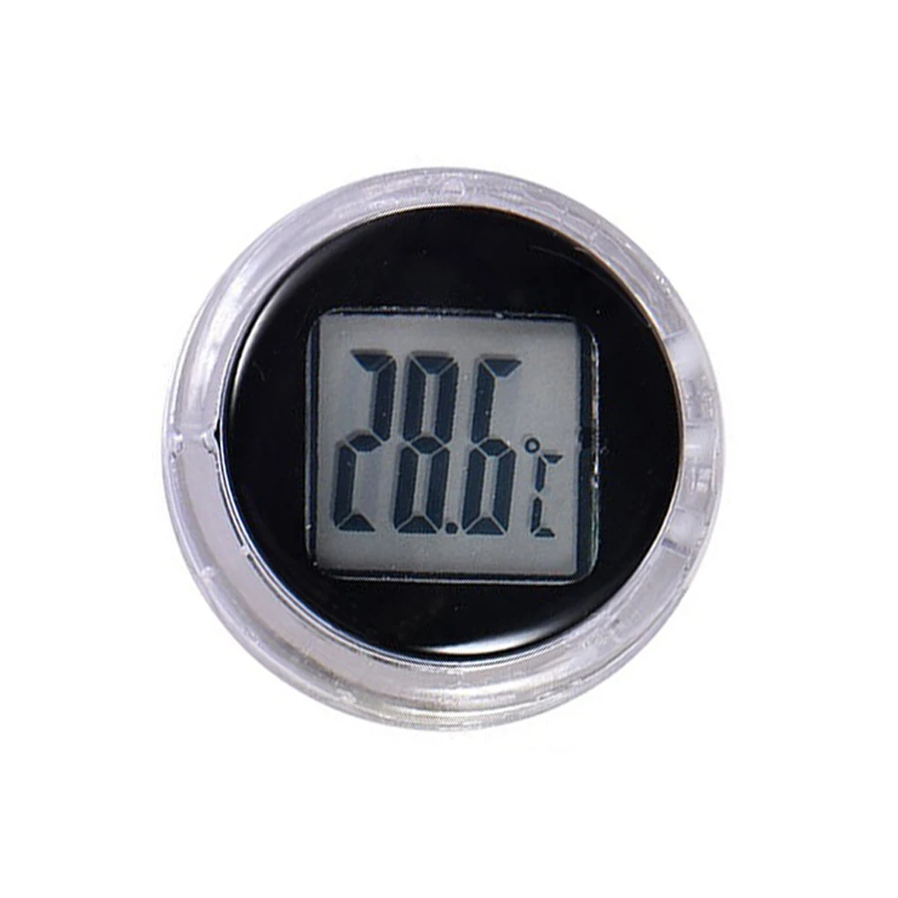 Mini Thermometer Waterproof Stick-On Digital Display -20~ 70°C Transparent ABS Shell Temeperature Meter