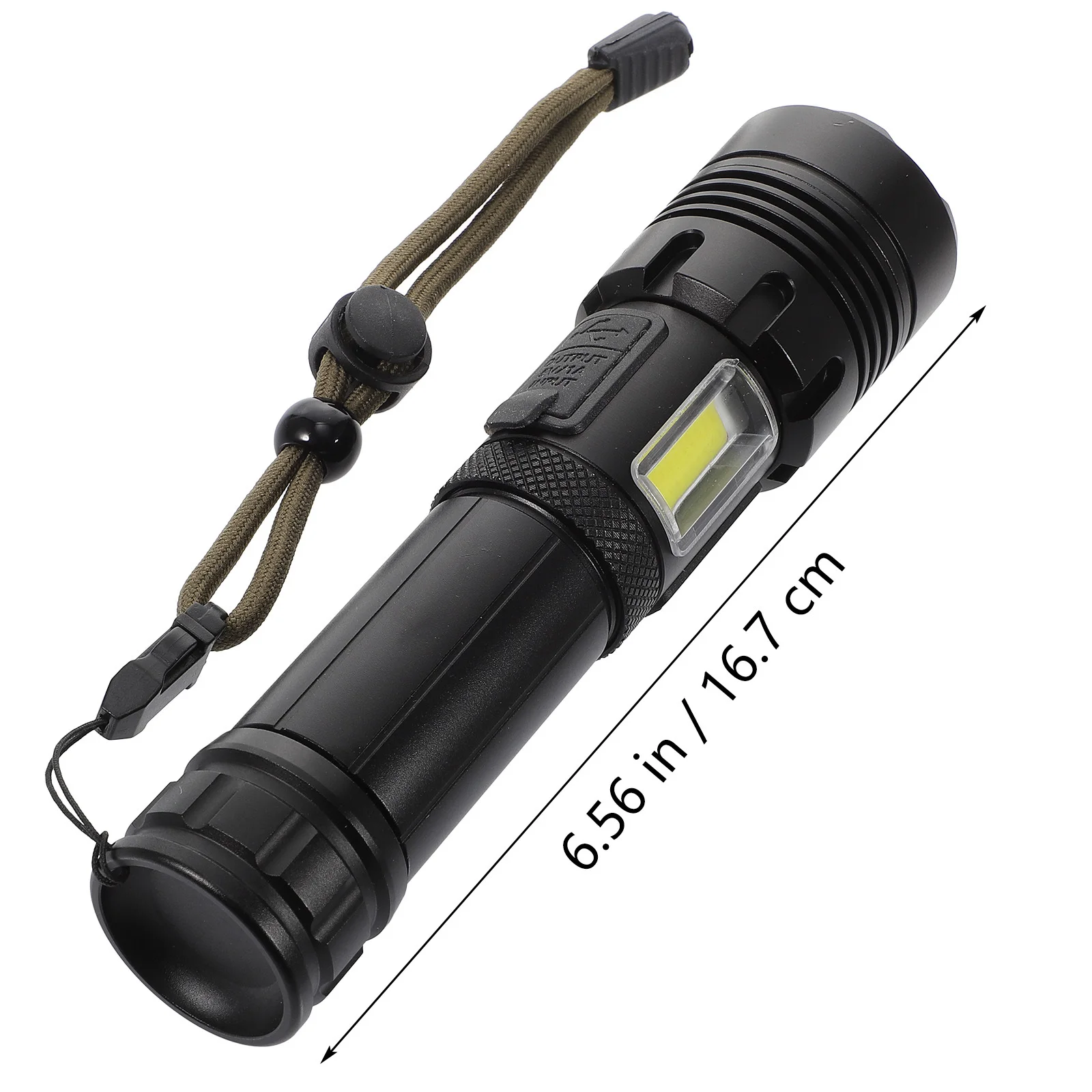 

1Set Telescopic Zoom Flashlight Outdoor Rechargeable Portable Waterproof Camping Hiking Emergency Lighting Flashlights for Kids