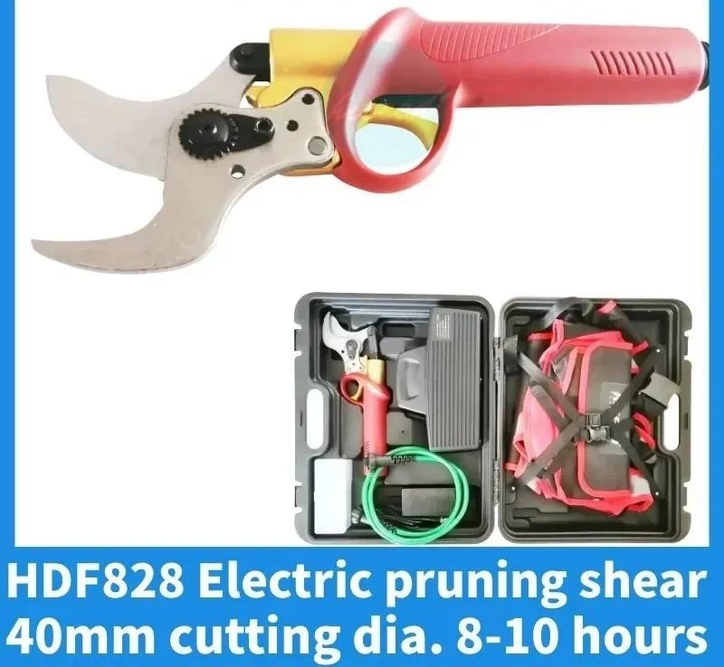 Battery Powered Pruning Shears Hand Cutting Tools Grape Garden Grafting Scissors - view 2