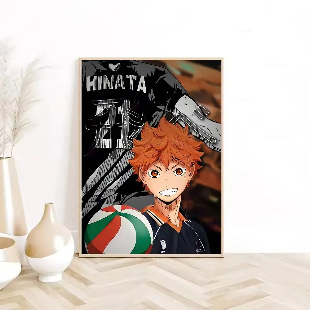أنيمي H-Haikyuu ملصق فني ذاتي اللصق مقاوم للماء ورقة ملصق مقهى بار النوم ديكور جدران الغرفة #6
