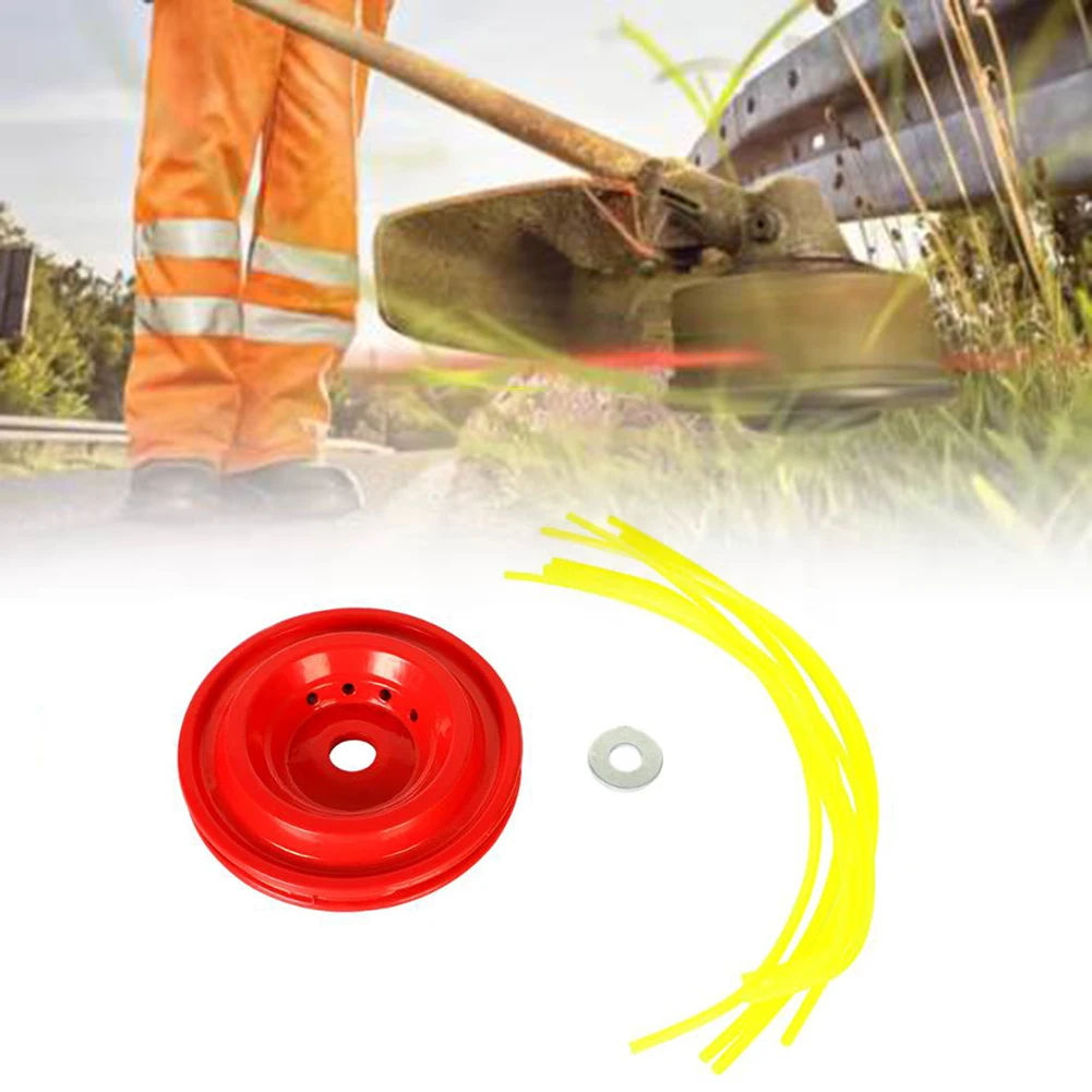 

Aluminum Grass Trimmer Head For Lawn Mower Garden Tools Replacement Non-disassembled 21cm Brush Cutter Head Accessories