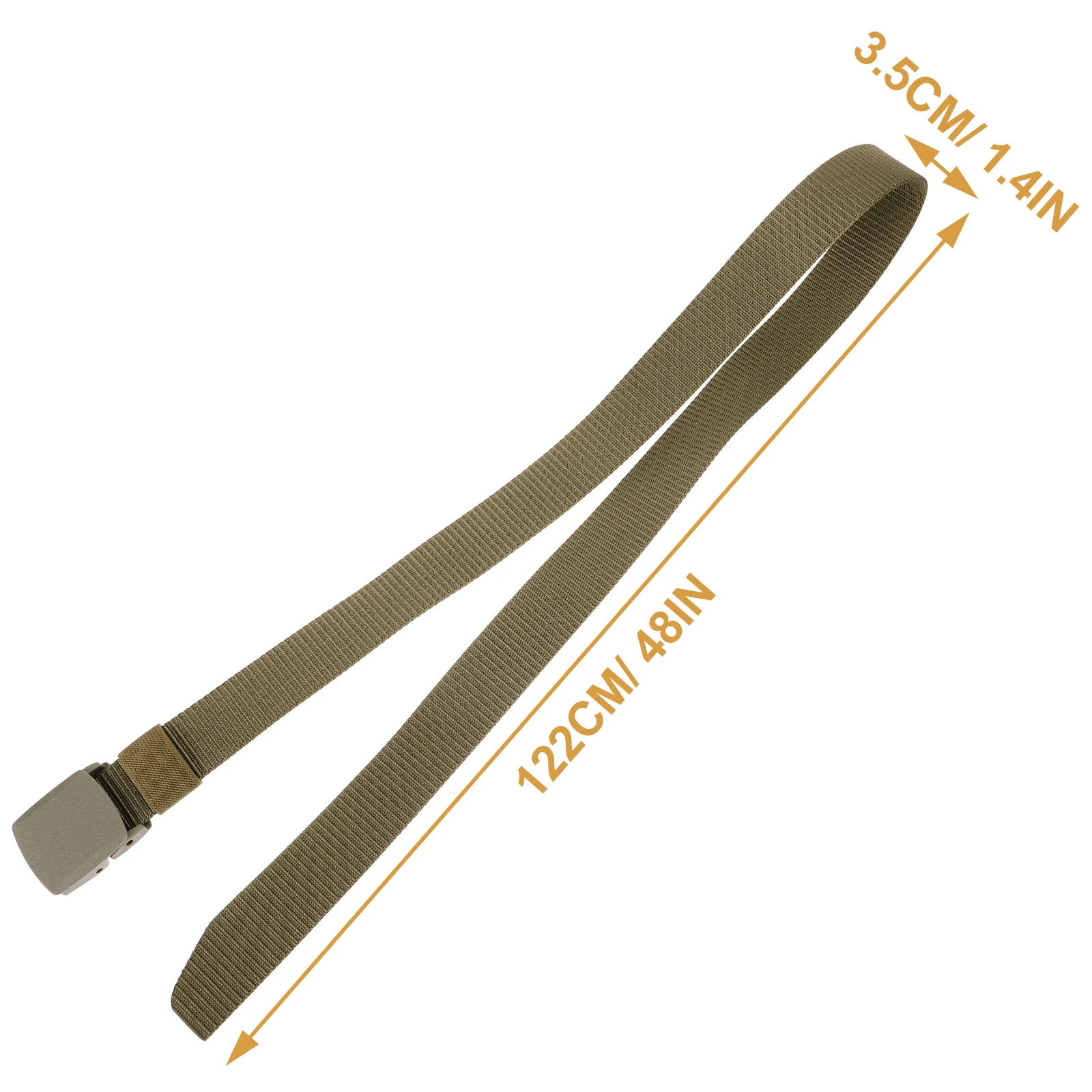 

Heavy Duty Tactical For Men Outdoor Adjustable Utility Belt Hiking Mountaineering Hunting Camping Training Waist Support Belt