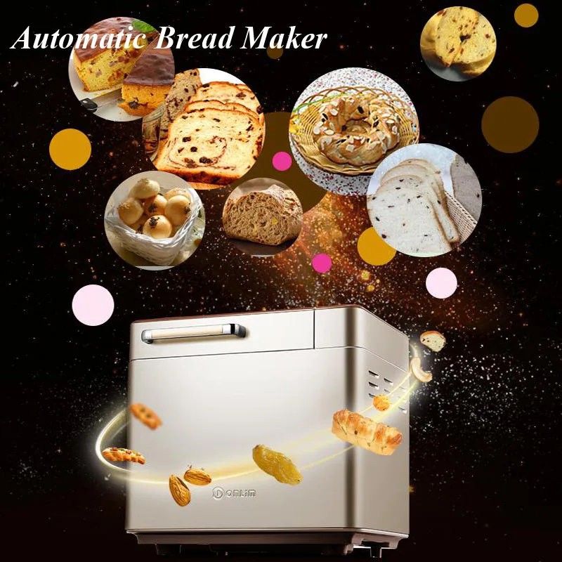 Full-automatic Bread Maker Multi-functional Intelligent Bread Baking Making Machine DIY Bread Baking Toaster