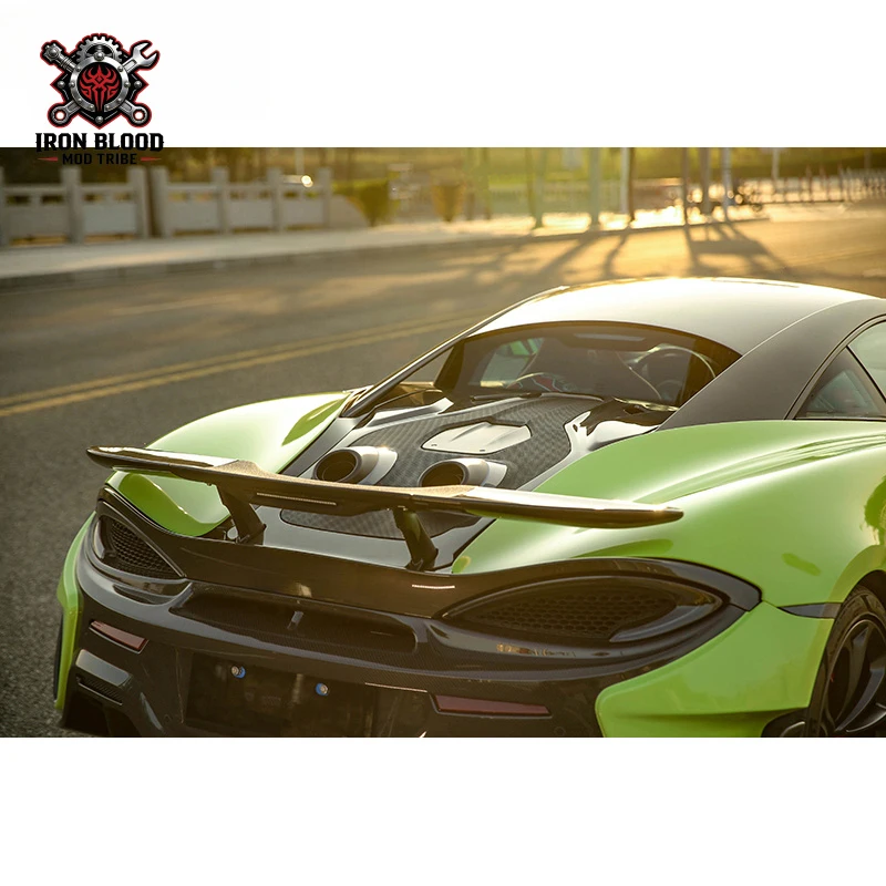 Suitable for 600LT Style Dry Rear Spoiler Mclaren 570S Body Kit 540C Carbon Fiber 2015-2018