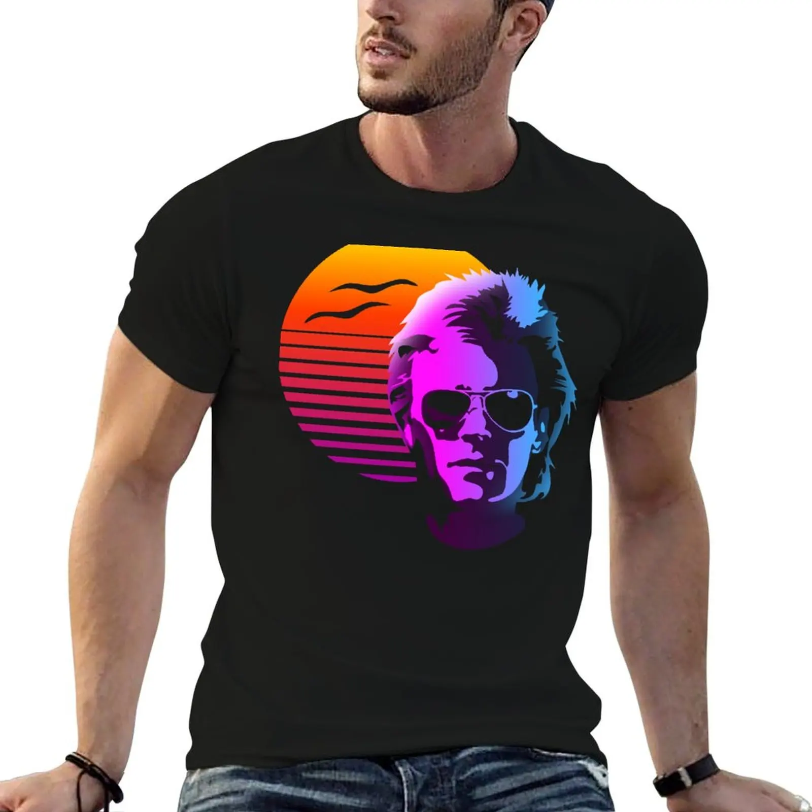 Camiseta clássica Macgyver, camiseta de algodão masculina, camiseta de algodão de alta qualidade, camisetas de anime, camiseta oversize