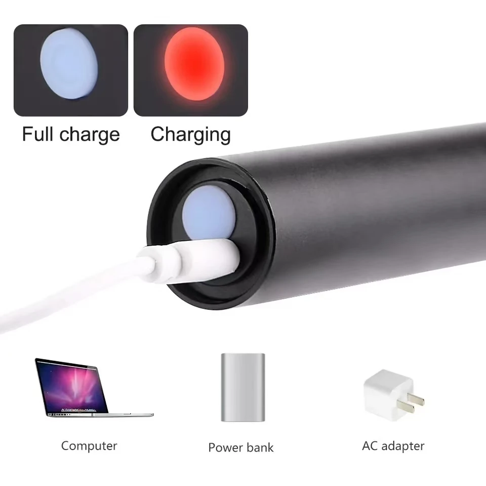 Uv Flashlight Led Strong High Power Led Flashlights Rechargeable Lamp Ultra Powerful Flashlight Battery Usb Very Mini Portable image 2