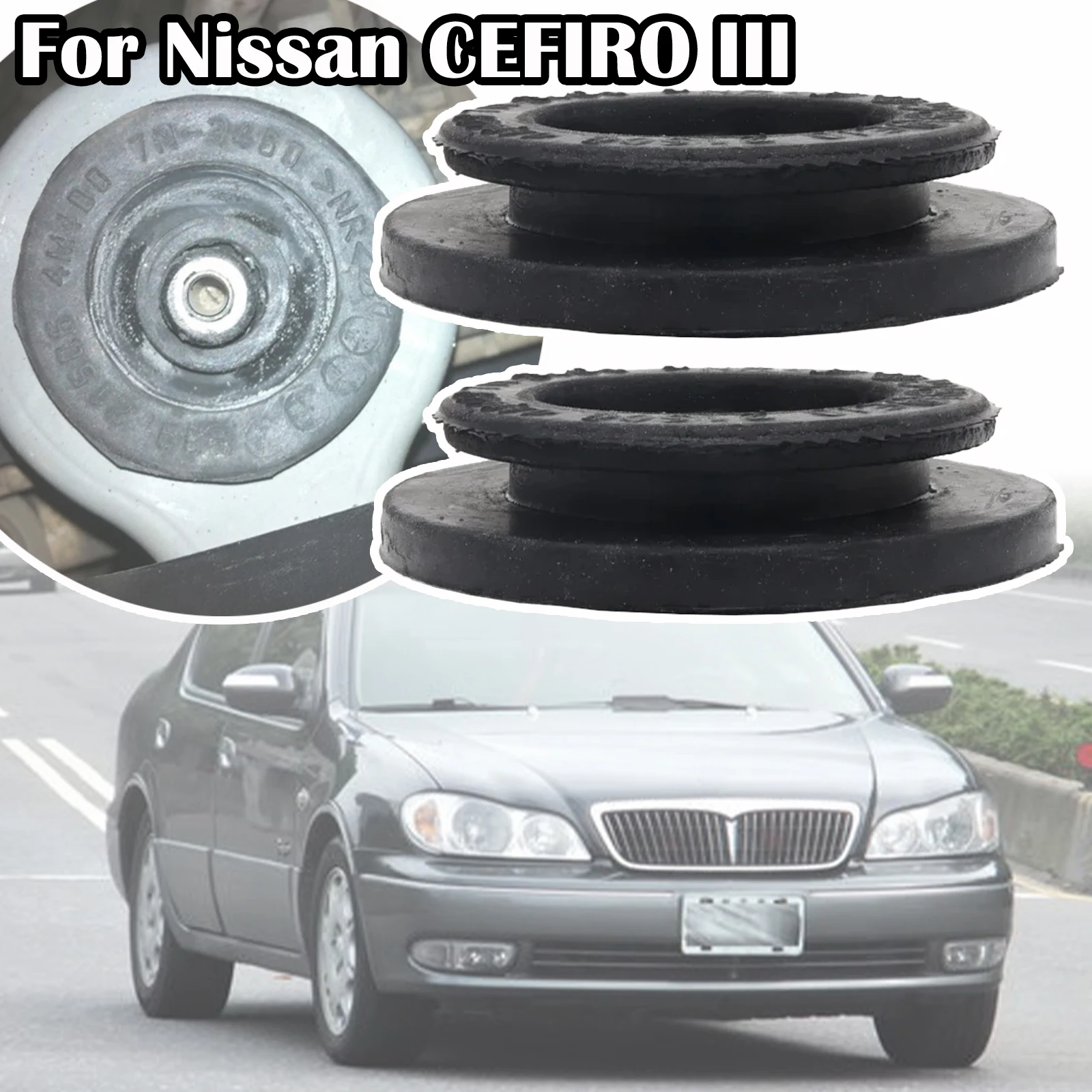 For Nissan CEFIRO III Saloon A33 1999 2000 2001 2002 2003 2004 - 2007 Upper Radiator Mount Rubber Bushing Holder Bracket Support