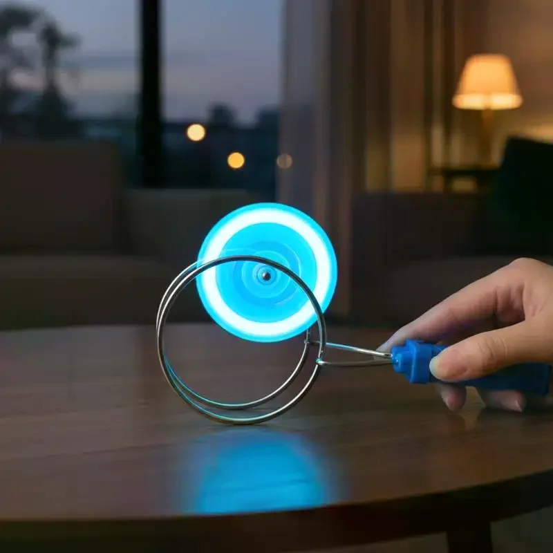

Magnetic Spinning Top LED Lights Auto Glow Toy Party Favors Gifts Children 2026