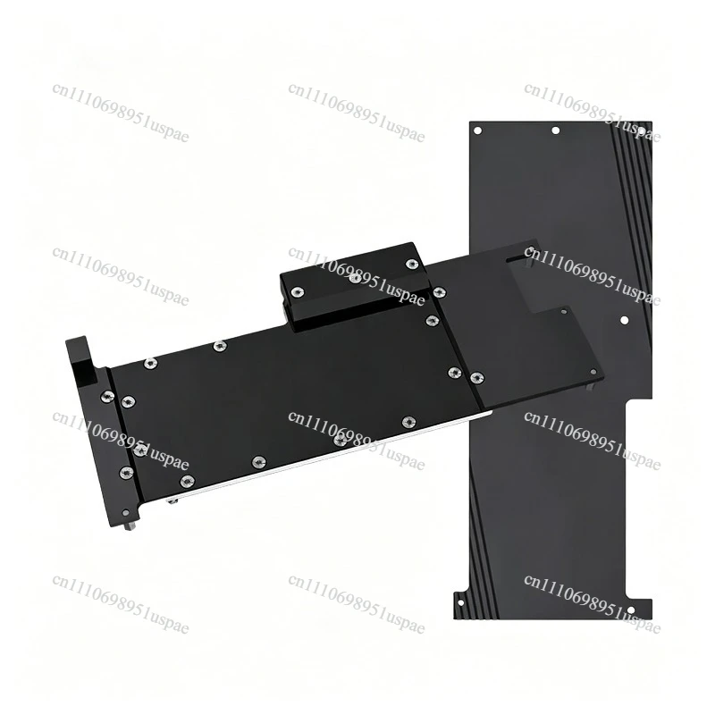 1pcs GPU Water Block Use for  Instinct MI50 Video Card / Copper Cooling Radiator RGB AURA / A-MI50-X