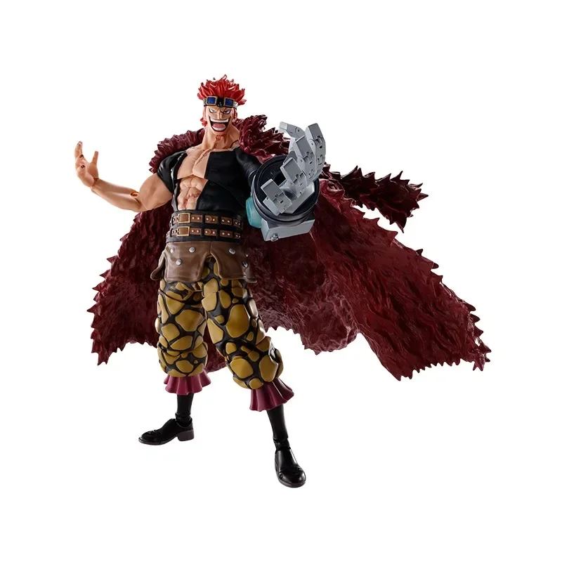 Original Bandai Anime ONE PIECE Eustass Kid-The Raid on Onigashima-SHF modelo juguetes figuras de acción regalos coleccionables niños