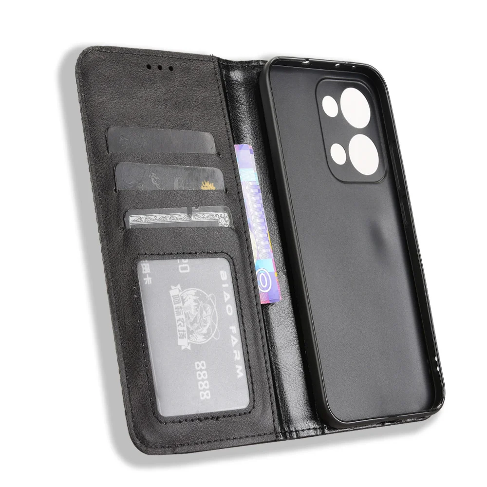 For OPPO Reno 13 5G Case Luxury Flip PU Leather Wallet Magnetic Adsorption Case For Oppo Reno 13 Pro 5G Reno13 Phone Bags