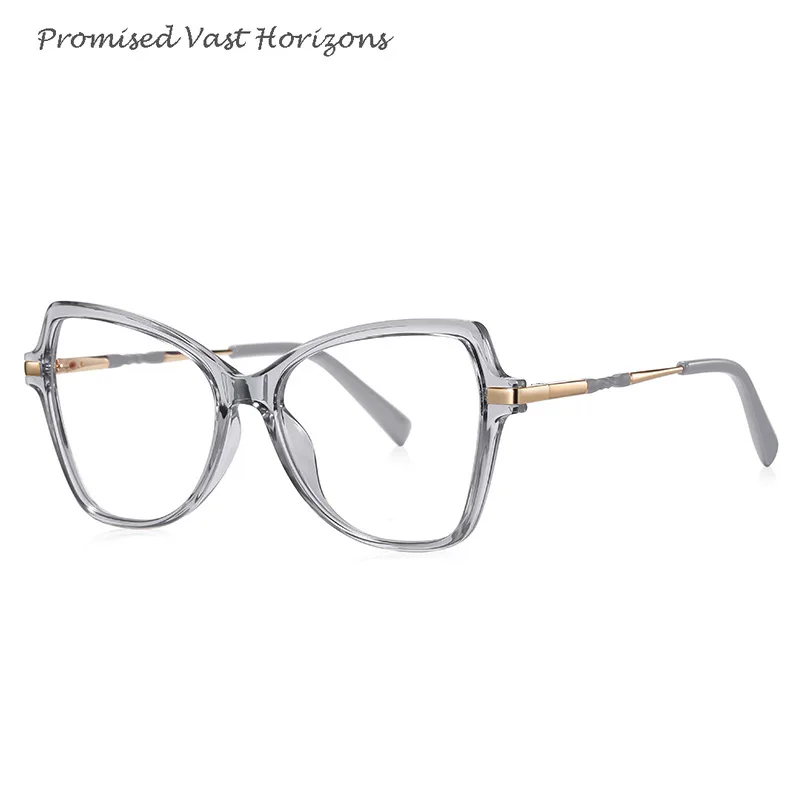 Lunettes à monture papillon, Design Original personnalisé TR90, monture optique en métal, lentille plano sud-américaine, vente en gros, nouvelle collection