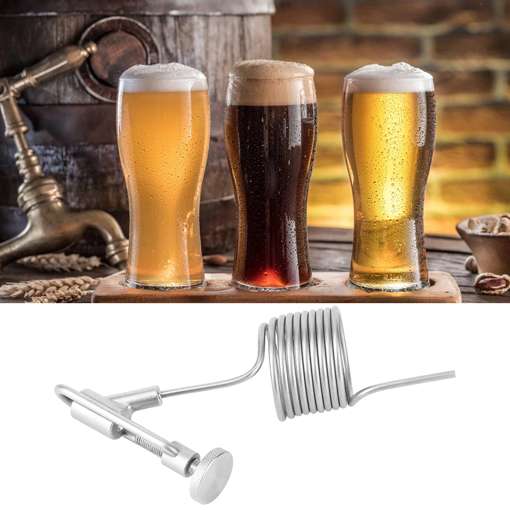 

304 Stainless Steel Beer Brewing Sampling Valve Coil Defrother Homebrew Fermenter Accessory Brewing Sampling Coil Homebrew Tools