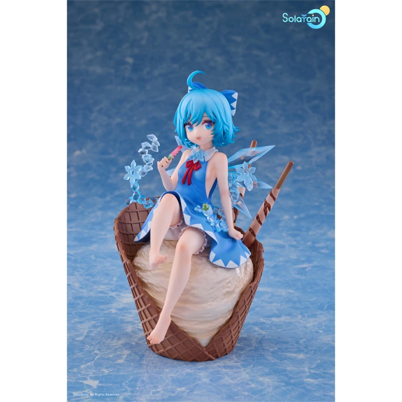 Original Solarain Toho Project Cirno Summer Ice Essence 19Cm Pvc Anime Action Figurine Model Collection Toys for Boys Gift