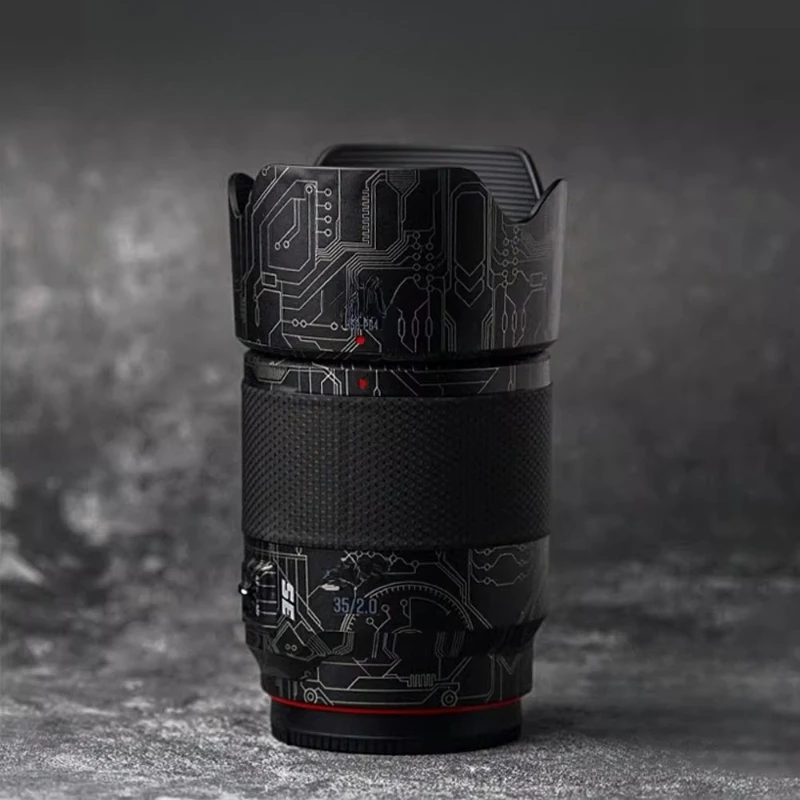 소니 마운트 렌즈용 MEKE AF 35mm F2 렌즈 스티커 비닐 랩 필름 렌즈 바디 보호 스티커 프로텍터 코트 35 F2