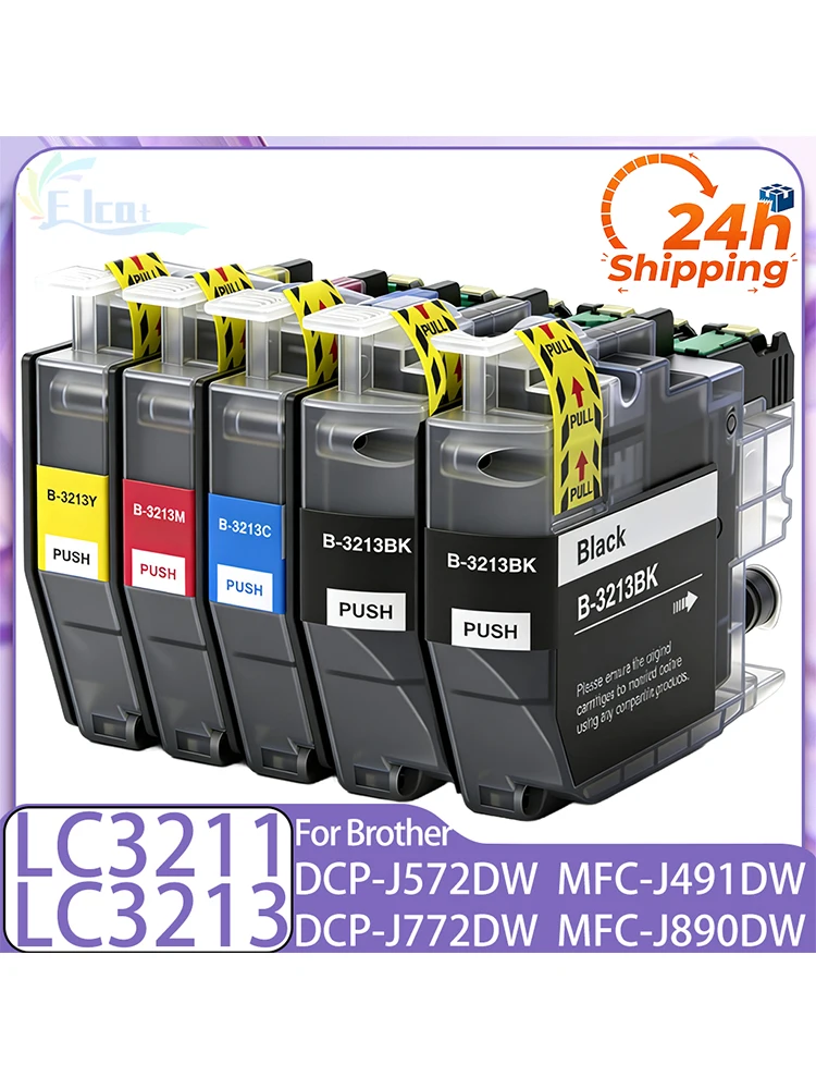 LC3213XL LC3213 LC3211 Kompatybilny wkład atramentowy do drukarek Brother DCP-J572DW DCP-J772DW DCP-J774DW MFC-J491DW MFC-J497DW — zdjęcie produktu 7