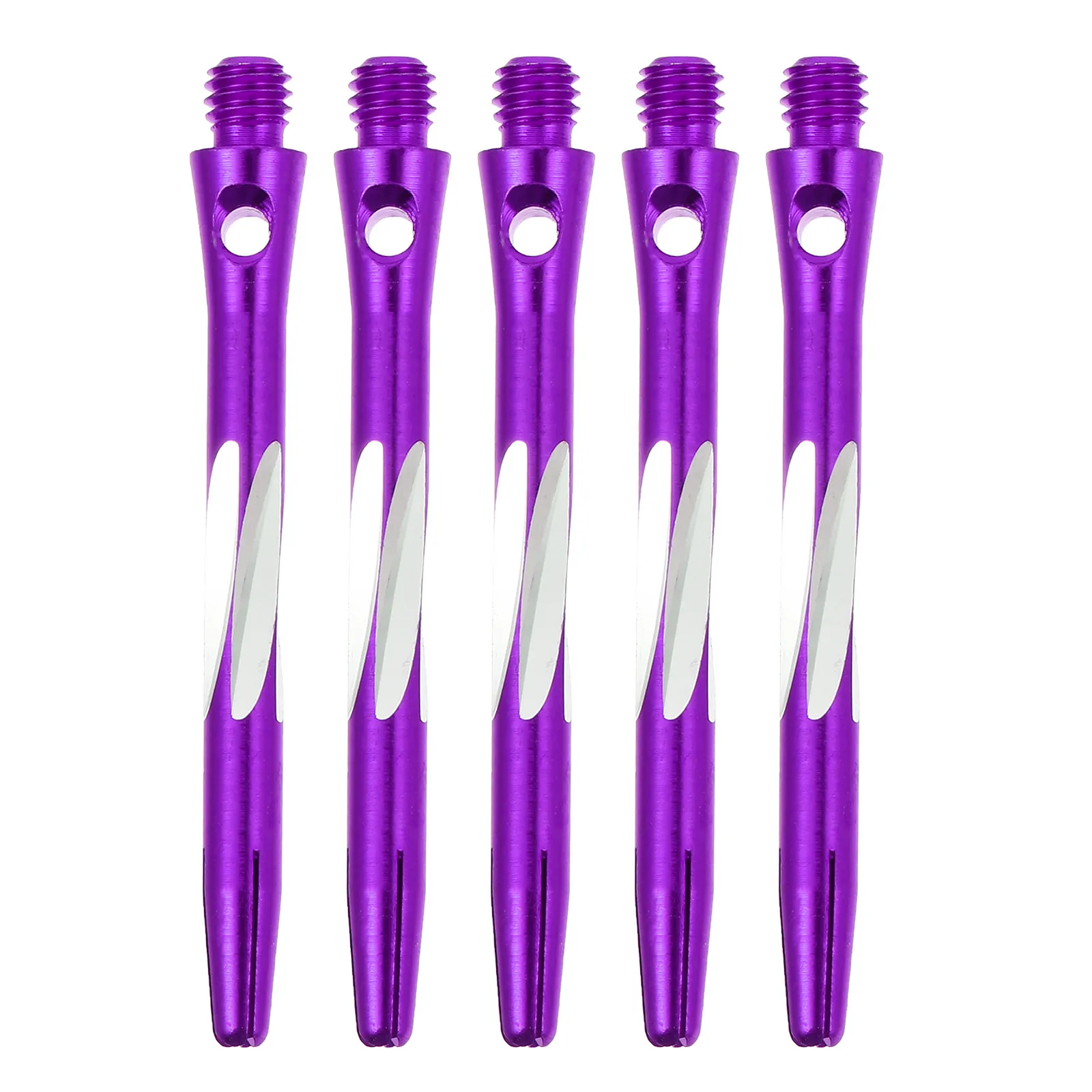 

5Pcs Aluminium Alloy Dart Shafts Standard 2Ba Thread Metal Shafts Non Slip Knurled Surface Accessories Shaft Metal Shaft