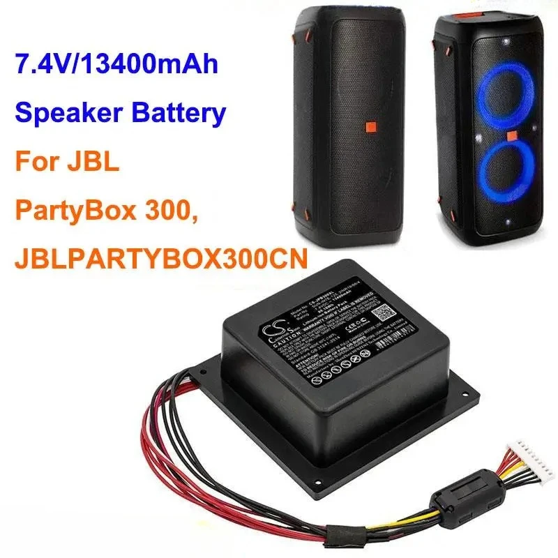 

CS 7.4V 13400mAh Speaker Battery 2INR19/66/4,SUN-INTE-125 GSP-ICR2S4P-PB350A for JBL JBLPARTYBOX300CN,PartyBox 300 +TOOL