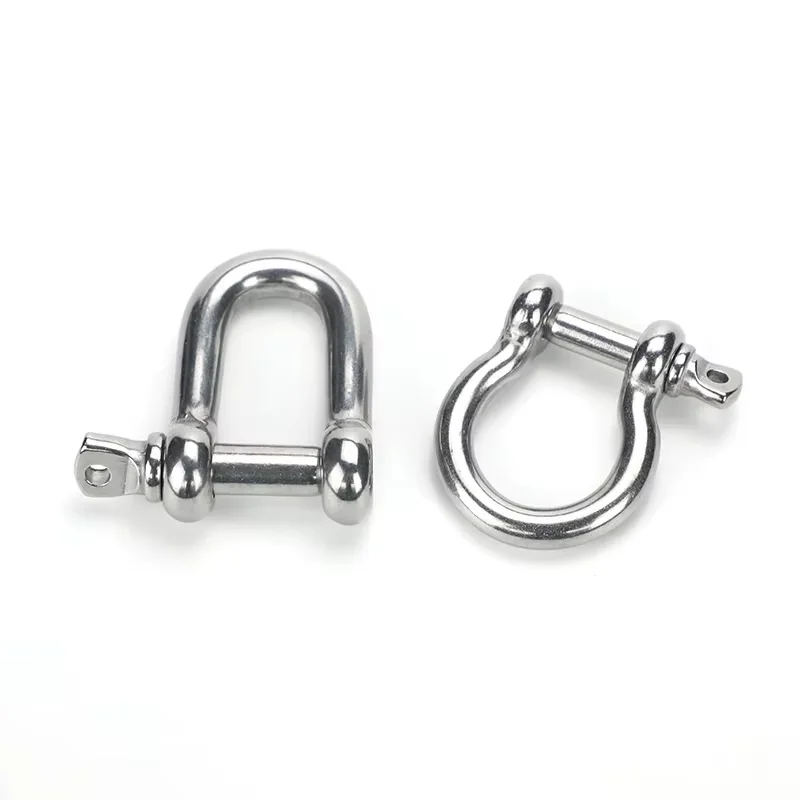 Marine Grade Stainless Steel 316 High Tensile Dee or Bow Type M4-M38 Screw Pin Anchor Shackle for Boat Yacht