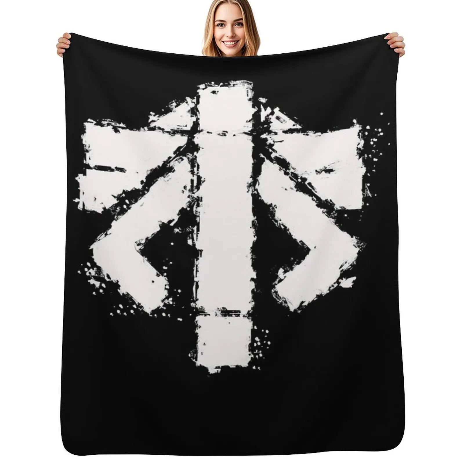 

XCOM Splatter Paint Throw Blanket Weighted Flannels Blankets