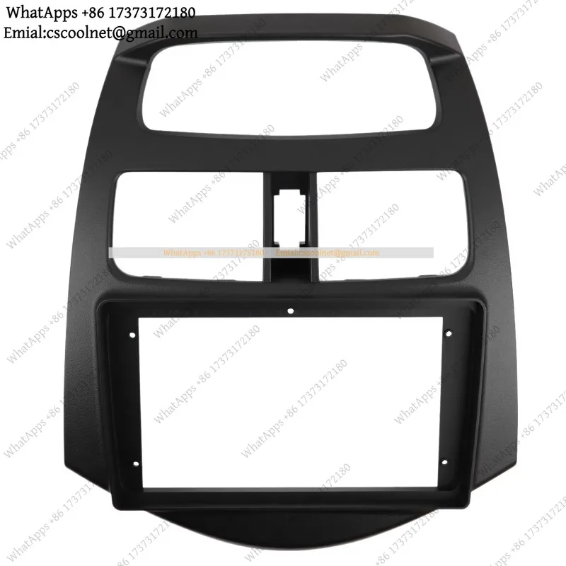 JS02 9 Inch Double Din Radio Fascia Panel for Chevrolet Spark 2010-2013 Dash Stereo Installation Frame Trim Replacement